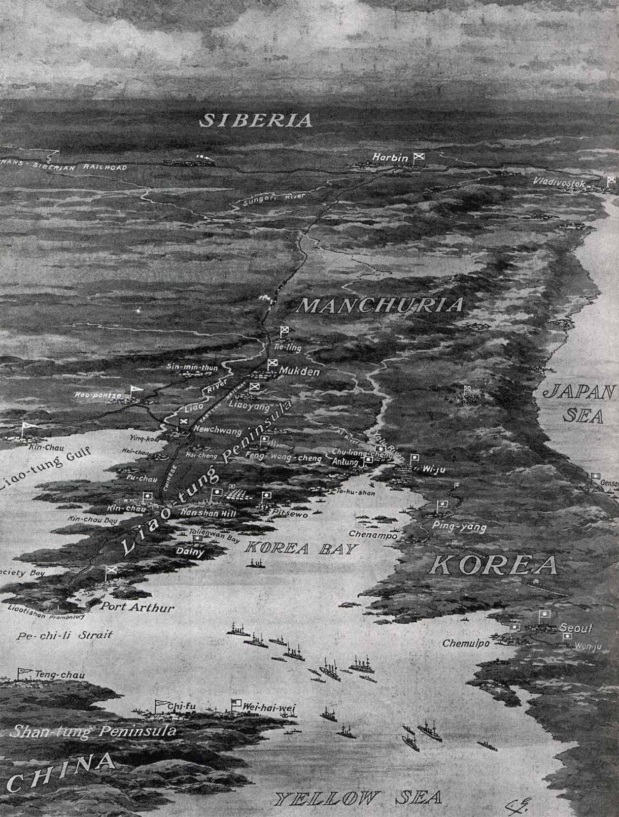 古写真関連資料】多くの写真師が撮影した、明治37年・日露戦争