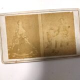 【古写真の調査後売却】写真師内田九一撮影。明治天皇、昭憲皇太后の肖像写真（鶏卵紙、台紙貼り付け）