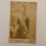 【古写真の調査後売却】写真師・宮下欽撮影。長州藩主公爵・毛利元徳の肖像写真（鶏卵紙、台紙貼り付け）