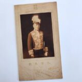 【古写真の調査後売却】父は三吉慎蔵。長府藩士、蚕業教育者、三吉米熊の肖像写真（鶏卵紙、台紙貼り付け）