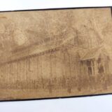 【古写真の調査後売却】1888年に建てられた日本キリスト教団神戸教会・新会堂 （鶏卵紙、写真師・市田左右太）