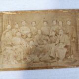 【古写真の調査後売却】下総佐倉藩士・小永井小舟と塾生たち（鶏卵紙、写真師・江崎礼二）