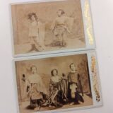 【古写真の調査後売却】江木支店が撮影した、子供の祭衣装と思われる肖像写真（鶏卵紙、台紙貼り付け）