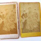 【古写真の調査後売却】薩摩藩士・大山綱良の錦絵を撮影した古写真。（鶏卵紙、手札名刺サイズ）